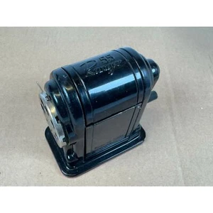 Vintage Ranger 55 Table/Wall Mount Pencil Sharpener Glossy Black 8 hole - Picture 1 of 7