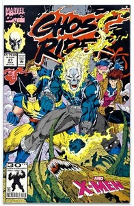 GHOST RIDER Vol.3 #27(7/92)JIM LEE CVR(X-MEN/GAMBIT/WOLVERINE/BROOD)CGC IT(9.8)1 - Picture 1 of 10
