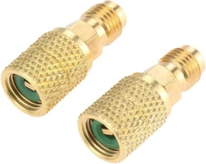 2x Adaptadores giratorios rectos R410A para mini sistema dividido aire acondicionado refrigeración HVAC - Imagen 1 de 7