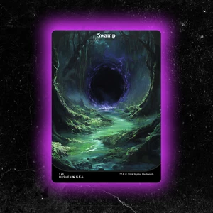 Tarjeta Swamp (Void) - Custom Magic: The Gathering - Alta calidad - Imagen 1 de 6