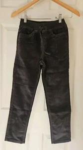 NWOT HANNA ANDERSSON SOFT BLACK PULL ON STRETCH CORDUROY PANTS 140 10 $50 - Picture 1 of 6