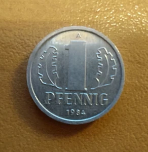 DDR - 1 Pfennig - 1984 A  (83) - Bild 1 von 2