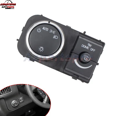 Nuevo interruptor de atenuación de faros para Chevy GMC Express Savana 1500 2008-2014 Foto 1 de 4