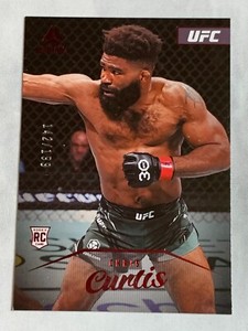 2023 Panini Chronicles UFC Luminance Red Chris Curtis Rookie RC /199 #155 (B)