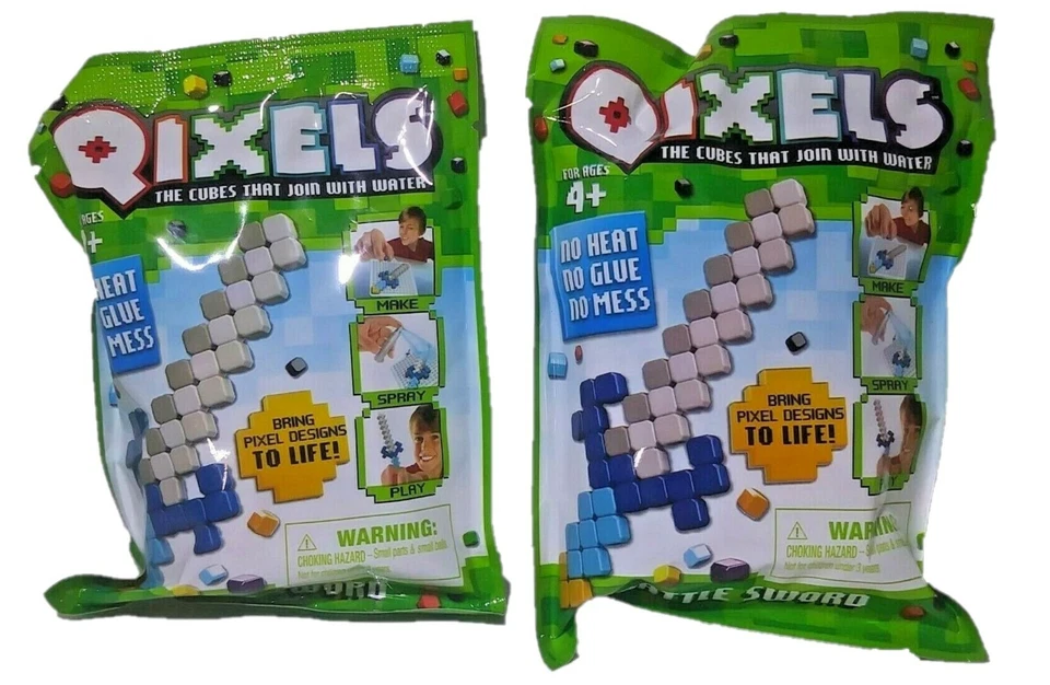 Qixels The Cubes That Join With Water Pack Battle Sword Package