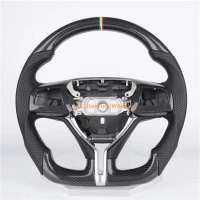 Volante de cuero de fibra de carbono para Maserati Ghibli Quattroporte Levante Foto 1 de 4