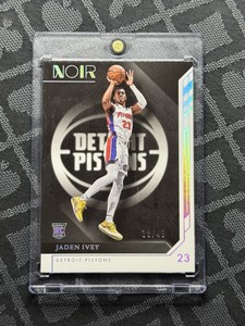 2022-23 Noir Jaden Ivey #167 Rookie RC Association Edition Holo Silver /49