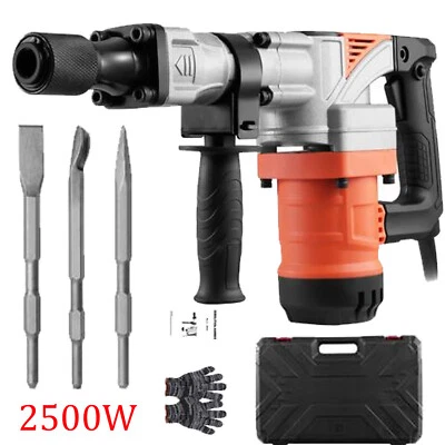 DEPMOG Abbruchhammer 2500W Hochleistung- Stemmhammer Meißelhammer Schlaghammer 25 J