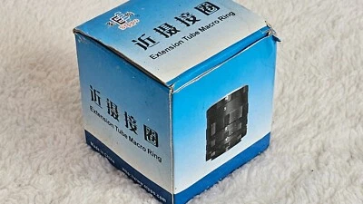 Metal Black MACRO Photography Extension Adapter Tube Close Up For CANON - Image 1 of 4