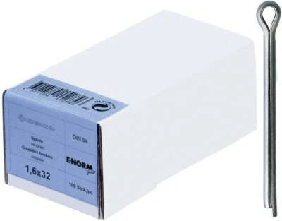 E-NORM Splint, DIN 94, galvanisch verzinkt