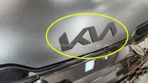 Matte Black Front & Rear emblem fit KIA Sportage 2023 2024 2025 - Picture 1 of 4