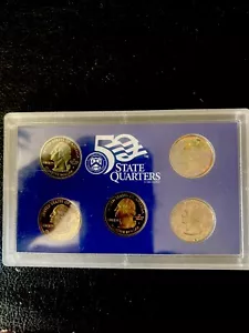 2005 S RAINBOW TONED U S Mint 50 State Quarter Set (5Coin & Case) - Picture 1 of 2