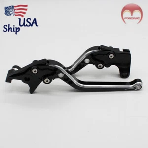 For Yamaha V-Star 650 Custom 1998-2016 2015 2014 Brake Clutch Levers Adjustable - Picture 1 of 7