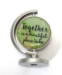 Together Beautiful Place - Swivel Globe 2"- Desk Top LOVE (FREE SHIPPING) - Picture 1 of 2