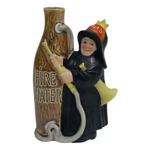 Schafer & Vater Fire Water Porcelain 4.5" Flask NO CORK - Picture 1 of 1