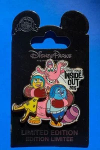 ON CARD- Disney Pixar INSIDE OUT Trading Pin with Joy, Sadness, Bing Bong LE - Picture 1 of 1