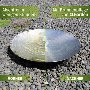 Premium Brunnenpflege gegen Algen Kalk 1 Liter Springbrunnenklar schaumfrei - Bild 1 von 5