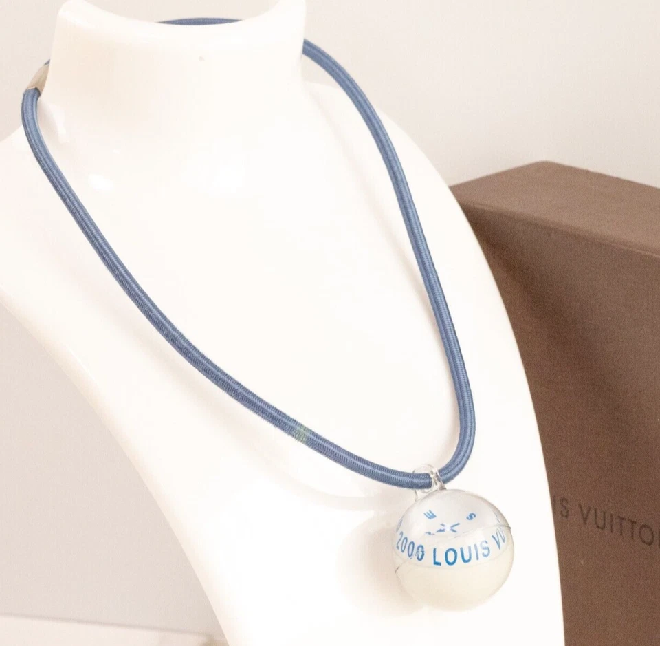 LOUIS VUITTON Vuitton Cup 2000 Brújula Gargantilla Collar Accesorios con Caja [S] Foto 1 de 4