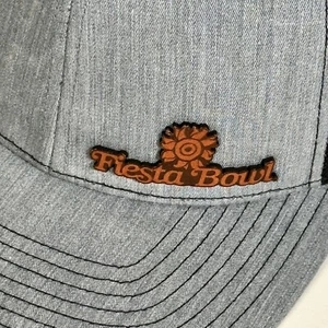 Fiesta Bowl Mesh Snapback Trucker Hat Cap Richardson 112 Gray College Football - Picture 1 of 8