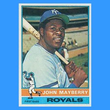 1976 Topps Baseball #440 - John Mayberry [Base] Kansas City Royals VG-EX