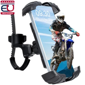 Universal Motorcycle Phone Mount Military Anti-Shake Bike Handlebar Cell Holder - Picture 1 of 10
