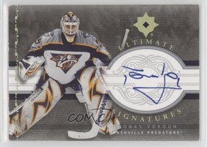 2006-07 Ultimate Collection Ultimate Signatures Tomas Vokoun #US-TV Auto