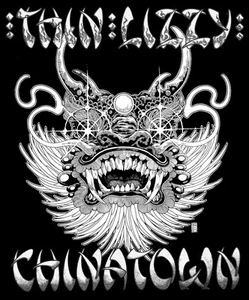 Thin Lizzy CHINATOWN POSTER. B&W.16x11 Print by Jim FitzPatrick - Picture 1 of 4
