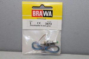 Brawa 3473 Push Button Switch Green Gauge H0 OVP - Picture 1 of 2