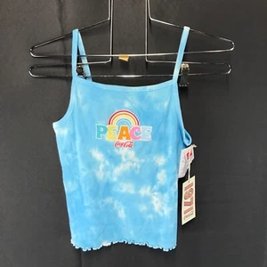Coca-Cola 1971 The Unity Collection Tank Top Tie Dye Junior Small Sunshine peace - Picture 1 of 19