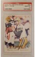2000 Pacific Private Stock Brett Favre HOBBY GOLD PSA 10 card 