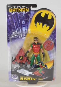 Batman BATTLE BOARD ROBIN 6" FIGURE w/ Disk Missile Mattel 2008 NEW Sealed - Imagen 1 de 12