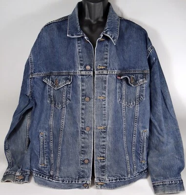 Винтажный Levis Jean куртка джинсовой ткани водитель грузовика Chore пальто 70507 4886 1990-х мужской размер XXL 2XL - Изображение 1 из 4