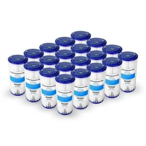 Pleated Poly Sediment Water Filter Cartridge 10x4.5" 20 Micron 20 Pack - Imagen 1 de 2