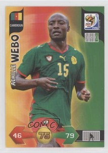 2010 Panini Adrenalyn XL FIFA World Cup South Africa Achille Webo