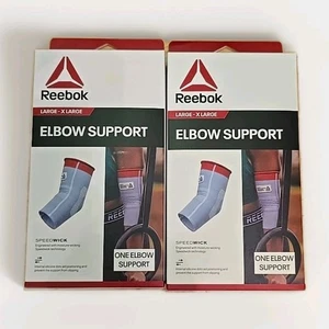 2 Stück Reebox Speedwick Kompression Ellenbogenstütze Größe L-XL Neu - Bild 1 von 4