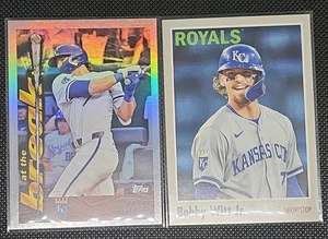 x2 Lot - Bobby Witt Jr - 2024 Topps Archive #150 + At The Break #95ATB-6 - Picture 1 of 1