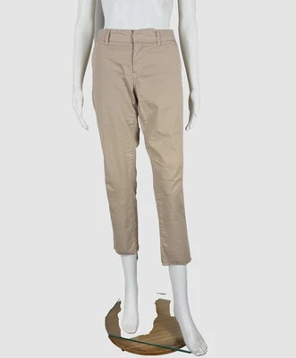 Calça chino NILI LOTAN East Hampton 111/88 algodão 80/NL bronzeada -Tamanho 6 - NTSF - Imagem 1 de 4