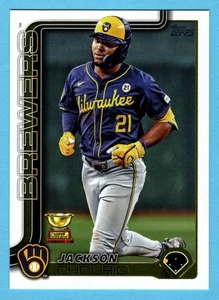 Jackson Chourio 2025 Topps #CTC-17 Companion Card Image Variation SP Brewers - Picture 1 of 2