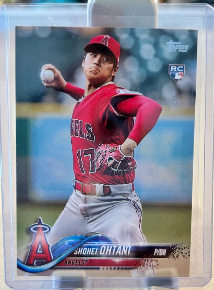 2018 Topps Update Shohei Ohtani Red Jersey RC US1 - Image 1 of 1