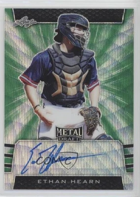2019 Leaf Metal Draft Green Wave /5 Ethan Hearn #BA-EH1 Auto - Image 1 of 2