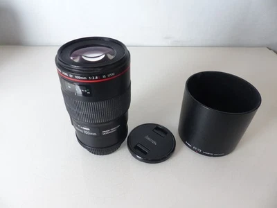 Canon Macro EF 100mm 1:2.8 2,8 L IS USM Ultrasonic Objektiv Lens #M22 - Bild 1 von 3