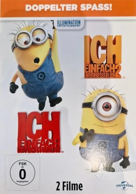 Minions Box - Ich Einfach Unverbesserlich Teil 1 2 Minions DVD - Bild 1 von 2