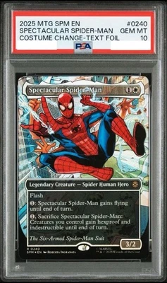 PSA10 MTG MARVEL'S SPIDER-MAN #0240 SPECTACULAR SPIDER-MAN GEM MINT English - Image 1 of 2