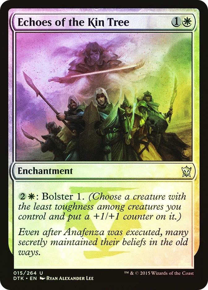 MTG FOIL Echoes of the Kin Tree  - Dragons of Tarkir #015 - Image 1 of 1