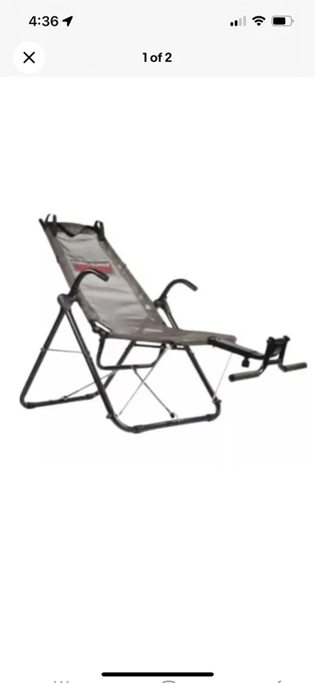 AB Lounge Ultra Abdominal Core Fitness Silla de Ejercicio Cuerpo Completo Entrenador Máquina Foto 1 de 1