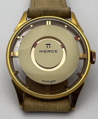 Mysterious PIERCE Mechanical Manual Watch - Vintage 1960s Watch + Sticher - Image 1 of 4