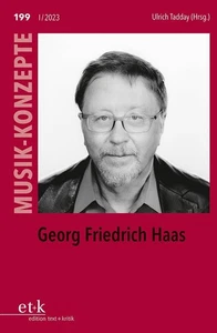 Georg Friedrich Haas (MUSIK-KONZEPTE), Series Editor - Picture 1 of 1