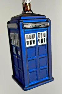 DOCTOR WHO TARDIS 2016 Christmas Ornament BBC Kurt Adler Loose - Picture 1 of 6