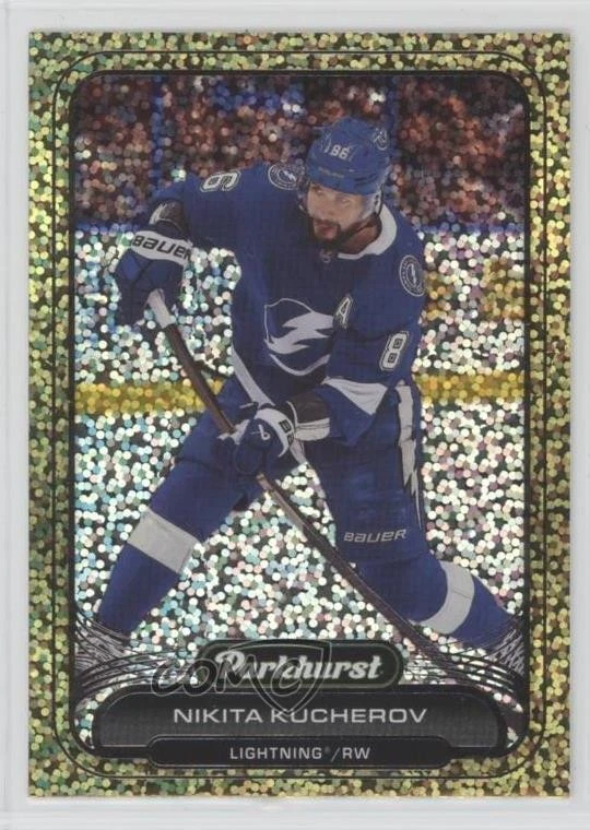 2023-24 Upper Deck Parkhurst Gold Patterned Foil Nikita Kucherov #263 - Image 1 of 2