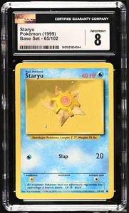 1999 Pokemon Spiel #65 Staryu CGC 8 - Bild 1 von 2